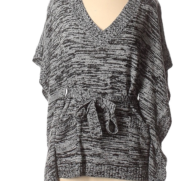 NY & Co. Black & White Pullover Sweater - Size Small - Picture 3 of 13